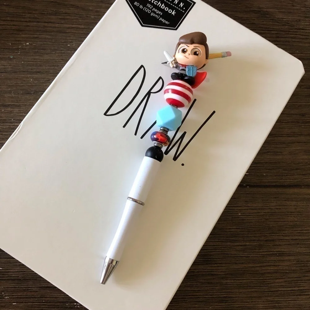 Disney Doorables: Sleeping Beauty: Prince Phillip handmade beaded pen